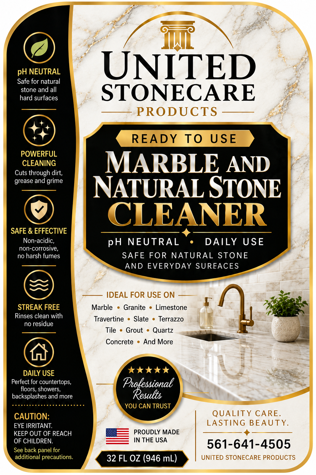 Marble and Natural Stone Cleaner  Ready to Use