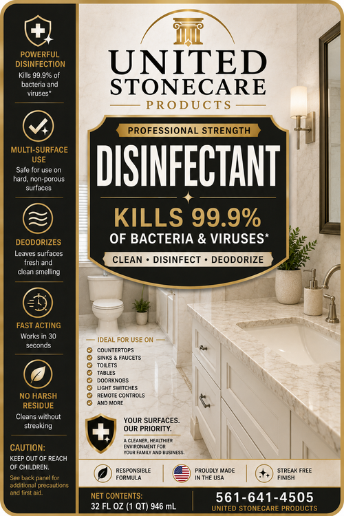 United Stonecare Products disinfectant quart product image